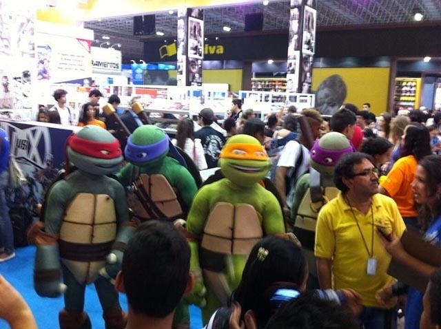 Bienal do Livro 2013 - Tartarugas Ninja do Arnaldo Branco - Arnaldo Branco