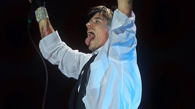 Red Hot Chili Peppers encerra o Rock in Rio 3, em 2001 - Antônio Gaudério/Folhapress - Antônio Gaudério/Folhapress