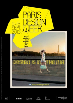 Cartaz da edição 2013 da Paris Design Week - Divulgação