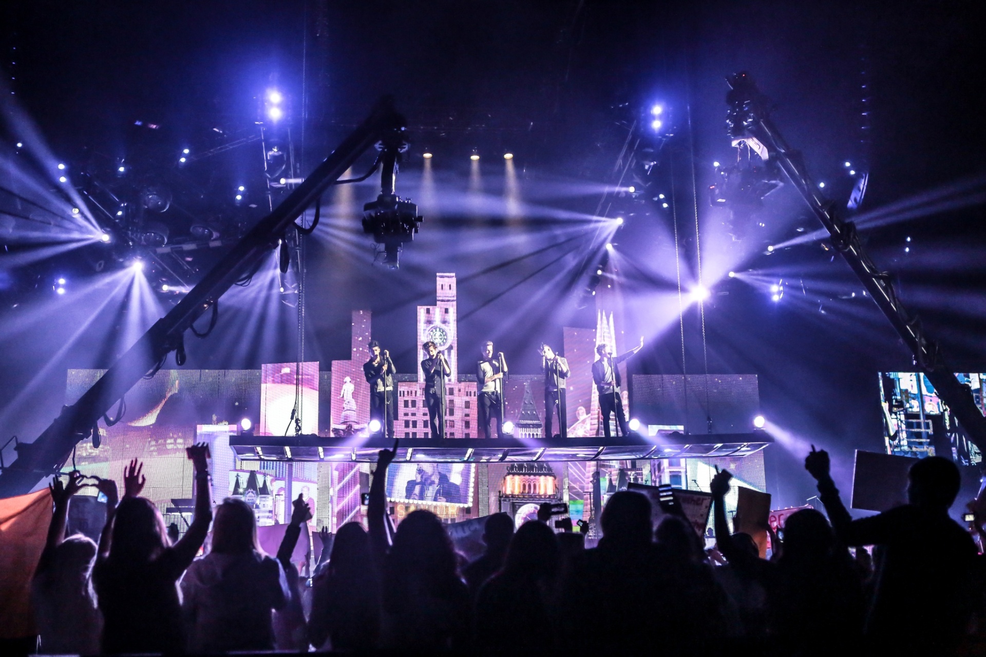 Cena do documentário "One Direction: This Is Us", de Morgan Spurlock, sobre a boy band britânica - Divulgação / Sony Pictures