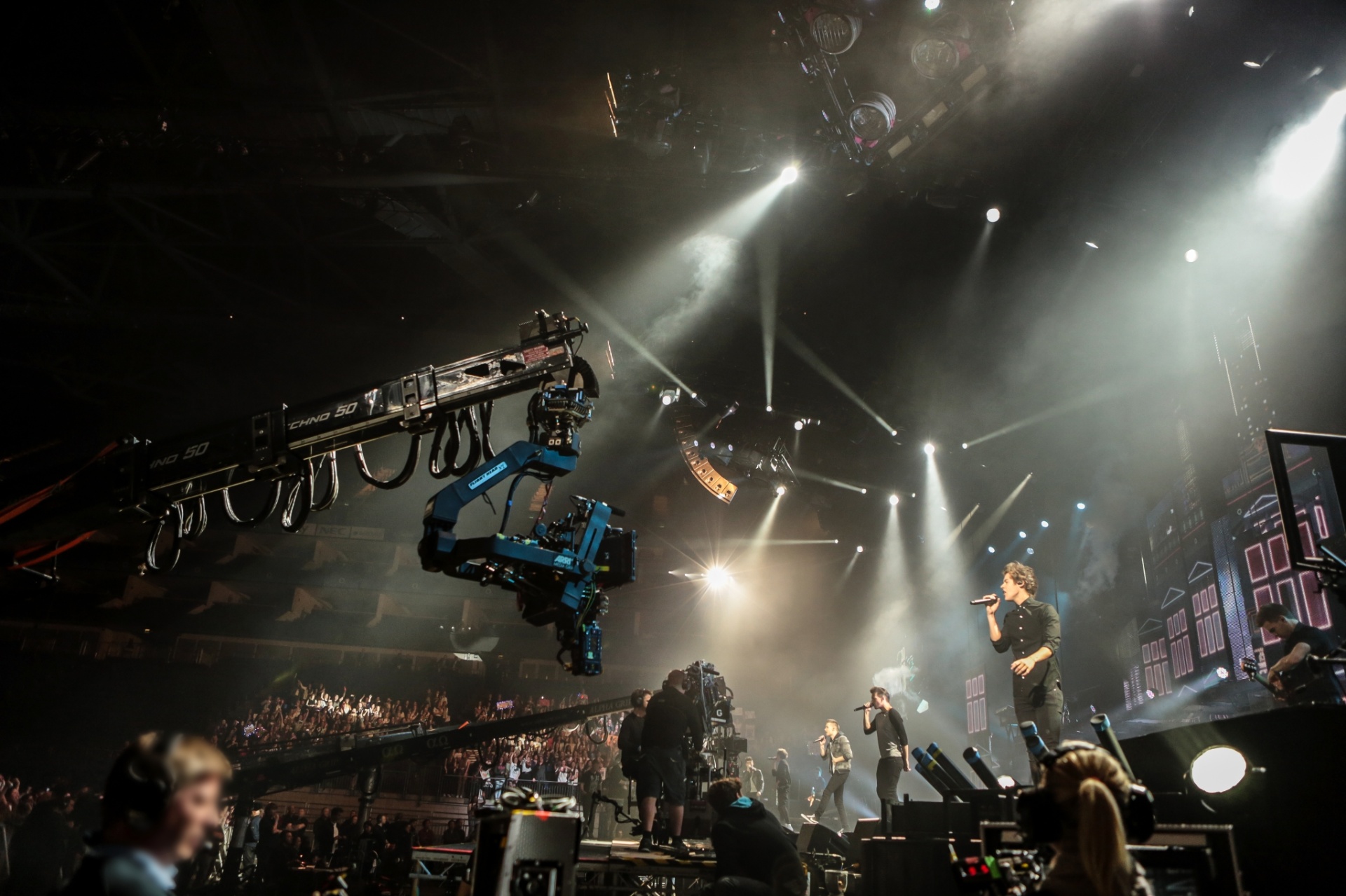 Cena do documentário "One Direction: This Is Us", de Morgan Spurlock, sobre a boy band britânica - Divulgação / Sony Pictures