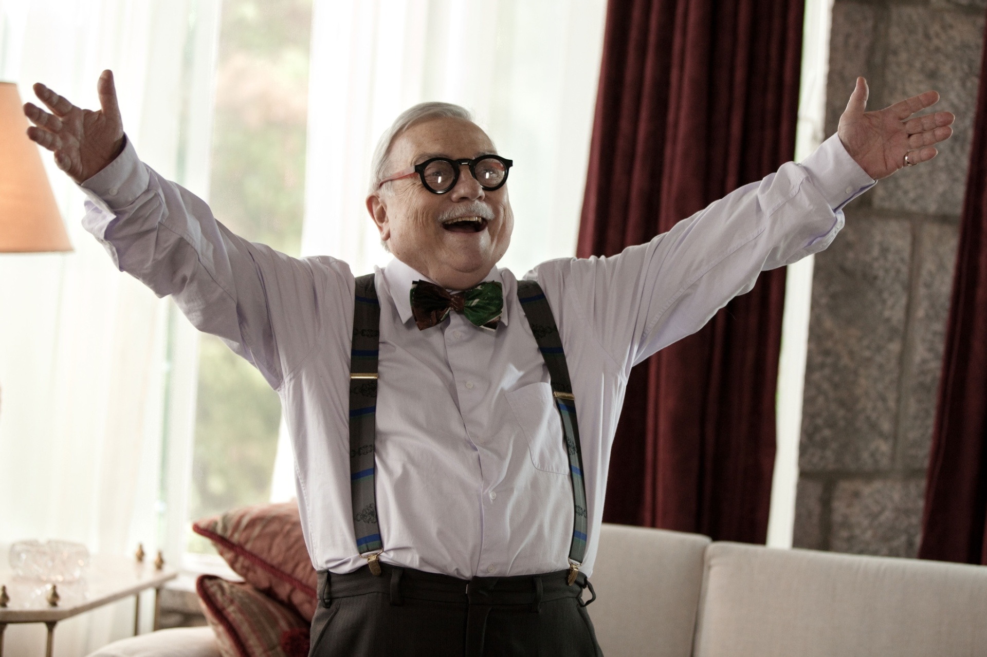 Cena do filme brasileiro "Casa da Mãe Joana 2", dirigido por Hugo Carvana. O longa conta com Paulo Betti e José Wilker no elenco - Divulgação / Imagem Filmes