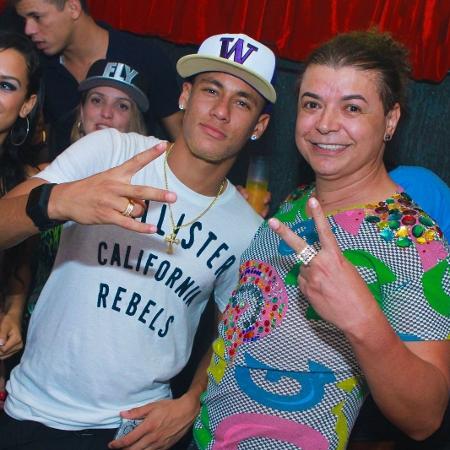 Neymar e o promoter David Brazil - Raphael Mesquita/Divulgação