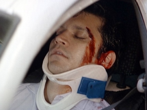 Em "Sangue Bom", Érico sofre grave acidente de carro