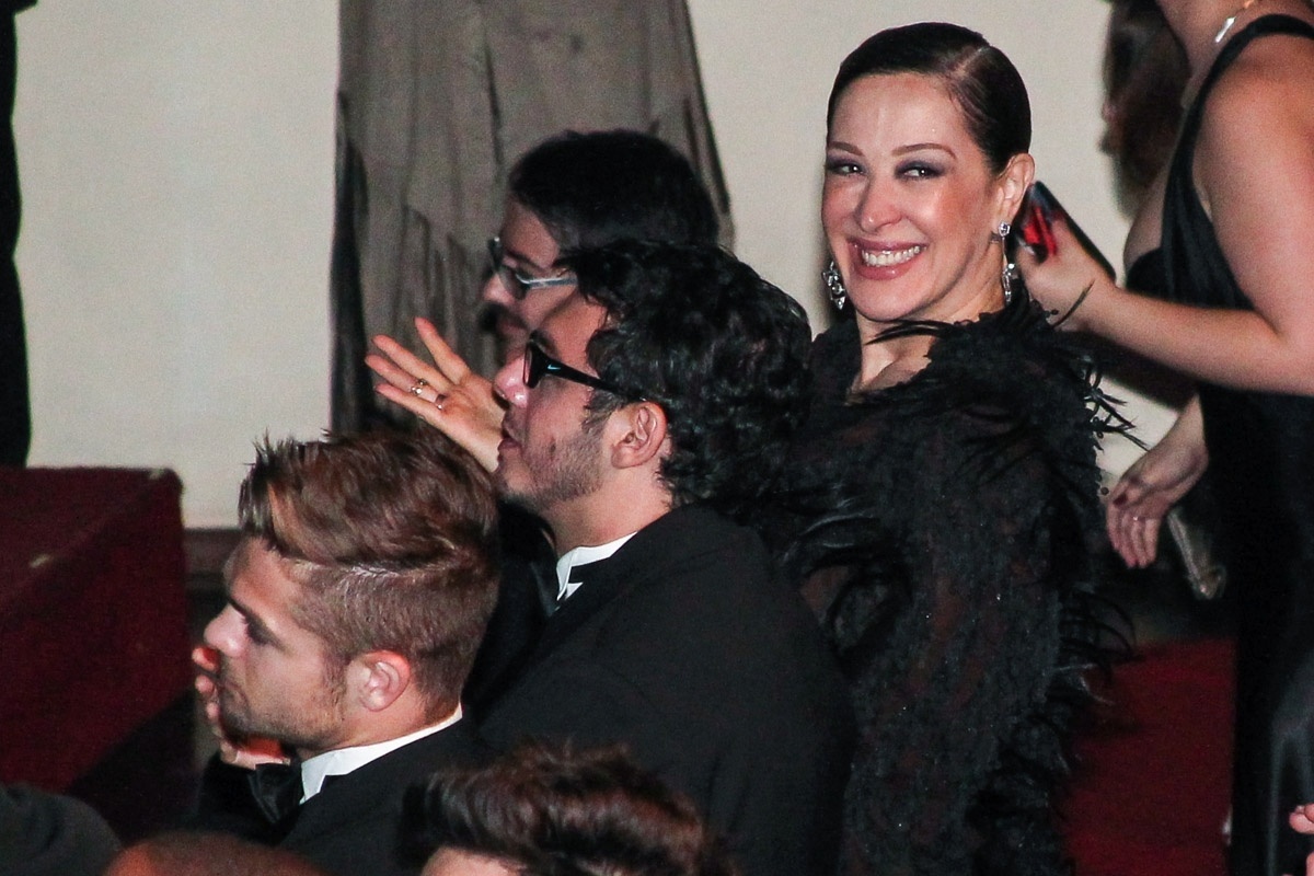 9.set.2013 - Cláudia Raia na cerimônia do Prêmio Bibi Ferreira em São Paulo, apresentado pela atriz e cantora Alessandra Maestrini. O evento, em sua 1ª edição, escolhe os melhores profissionais e produções de teatro musical - Foto Rio News