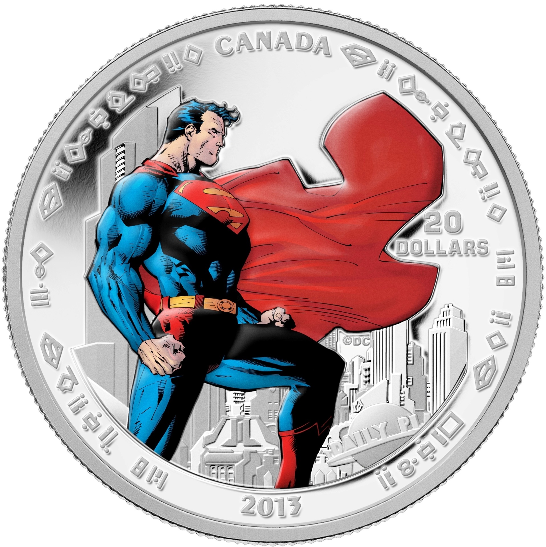 Casa da Moeda do Canadá lança moedas para comemorar o 75º aniversário do Superman - Casa da Moeda/AFP