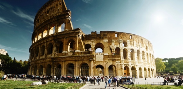 O Coliseu, em Roma, é um dos monumentos mais visitados da Itália - Thinkstock