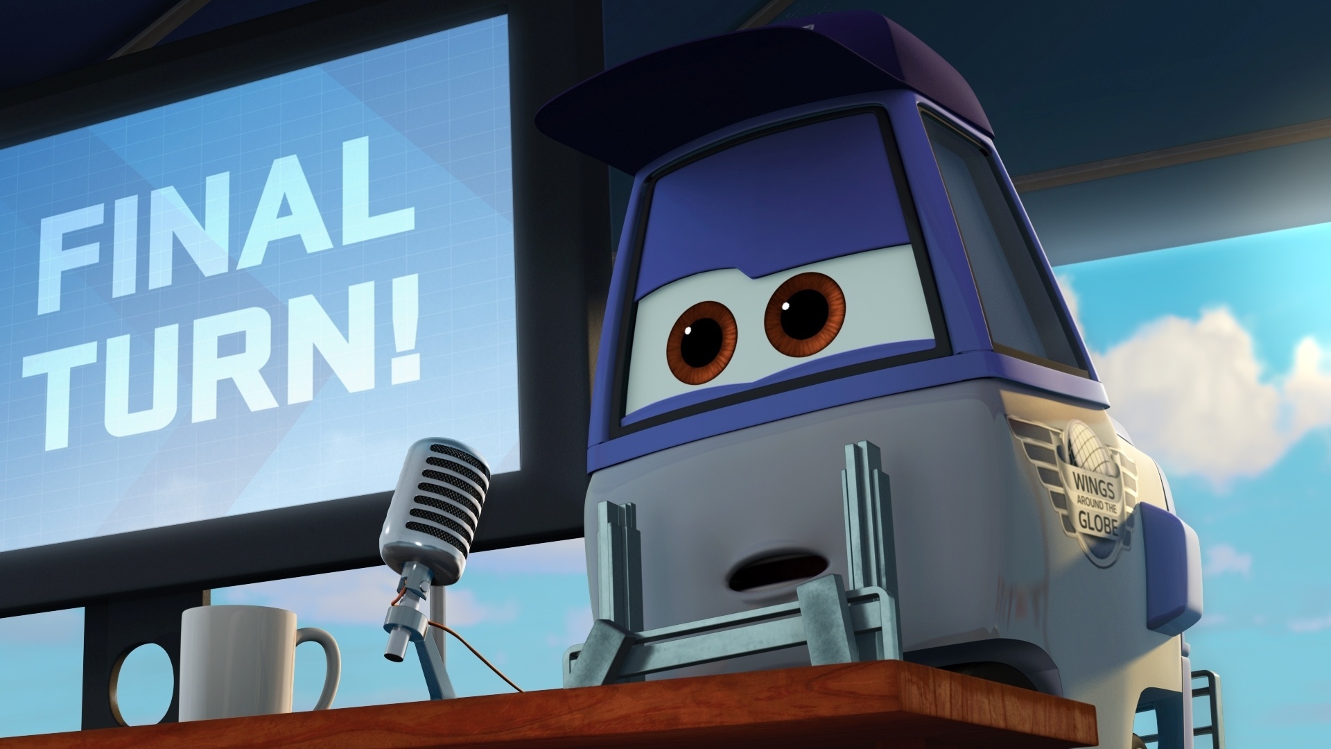 Cena da animação "Aviões", de Klay Hall, com vozes de Dane Cook e Teri Hatcher - Divulgação / Disney