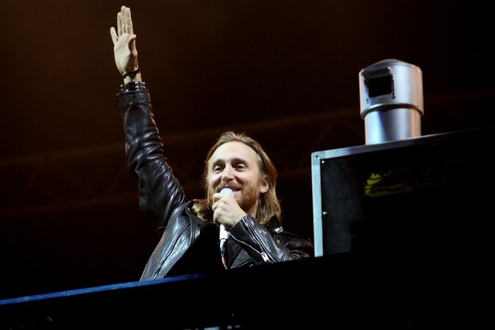 13.set.2013 - O DJ David Guetta durante apresentação no Palco Mundo do Rock in Rio - Claudio Andrade/Foto Rio News