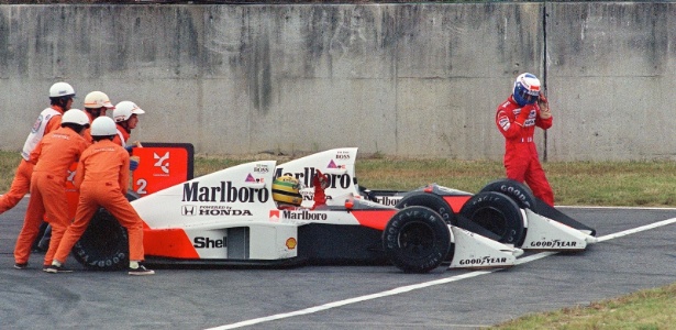 Parceria entre Prost e Senna foi marcada por atritos dentro e fora das pistas - Reprodução
