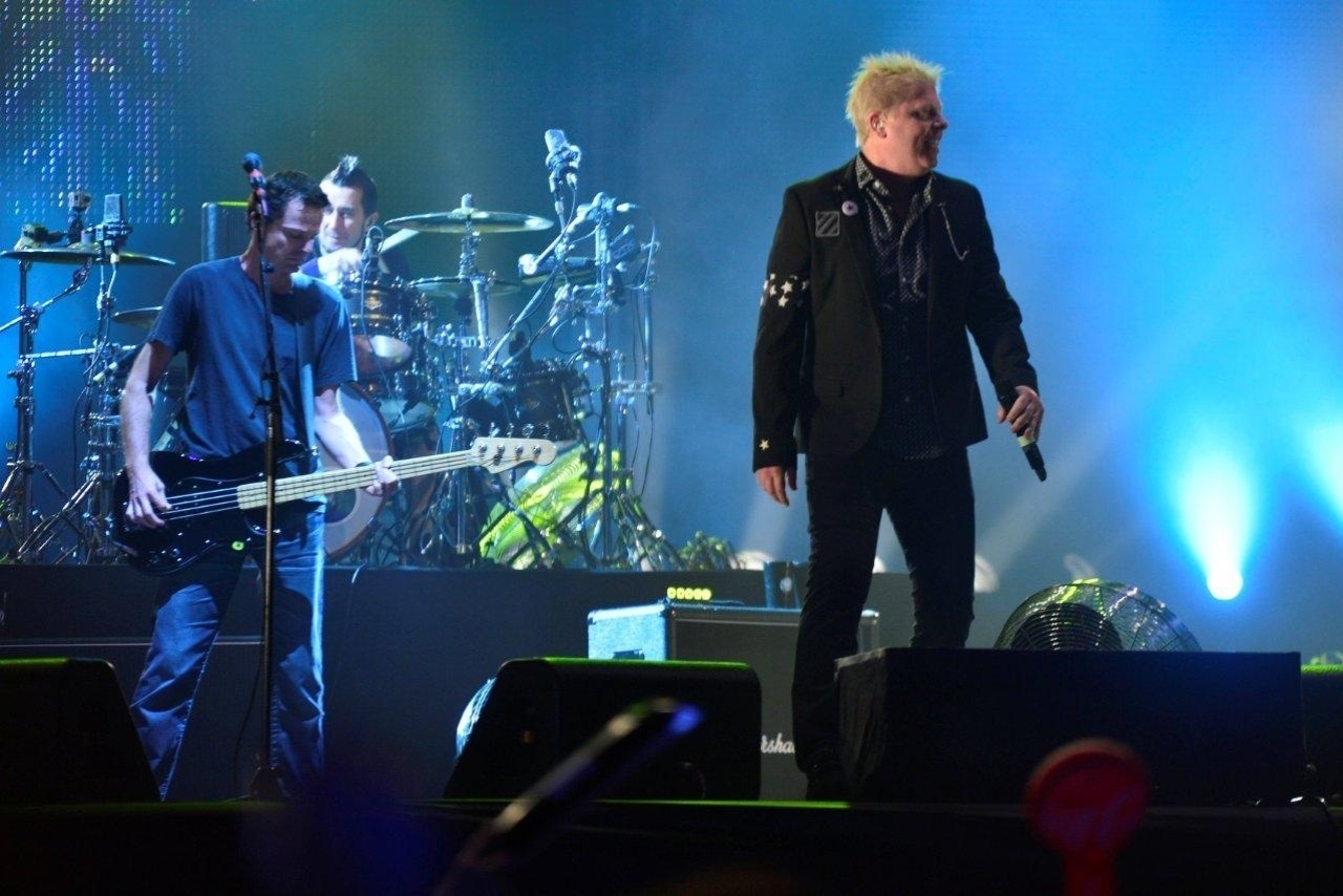 14.set.2013 - Offspring se apresenta no palco Sunset na segunda noite do Rock in Rio 2013 - Andre Muzell / AgNews