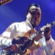 15.set.2013 - O ícone do soul George Benson lembrou durante sua apresentação que tocou junto com Lins no primeiro Rock in Rio, de 1985 - Bia Alves / AgNews