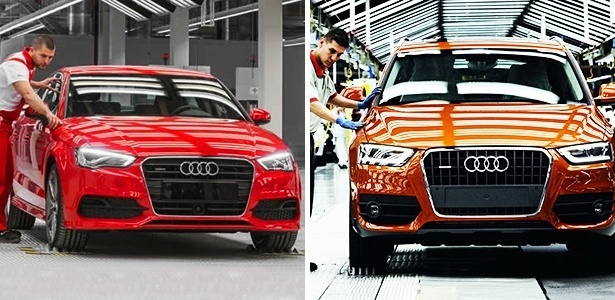 Audi anuncia A3 Sedan e Q3 nacionais - Montagem sobre Divulgação - Montagem sobre Divulgação