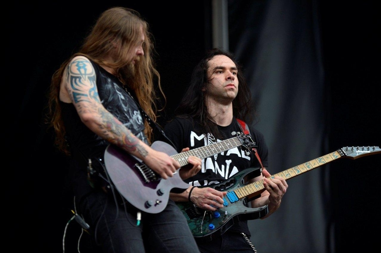19.set.2013 - Almah e Hibria se apresentam no palco Sunset no segundo final de semana do Rock in Rio - Andre Muzell/AgNews