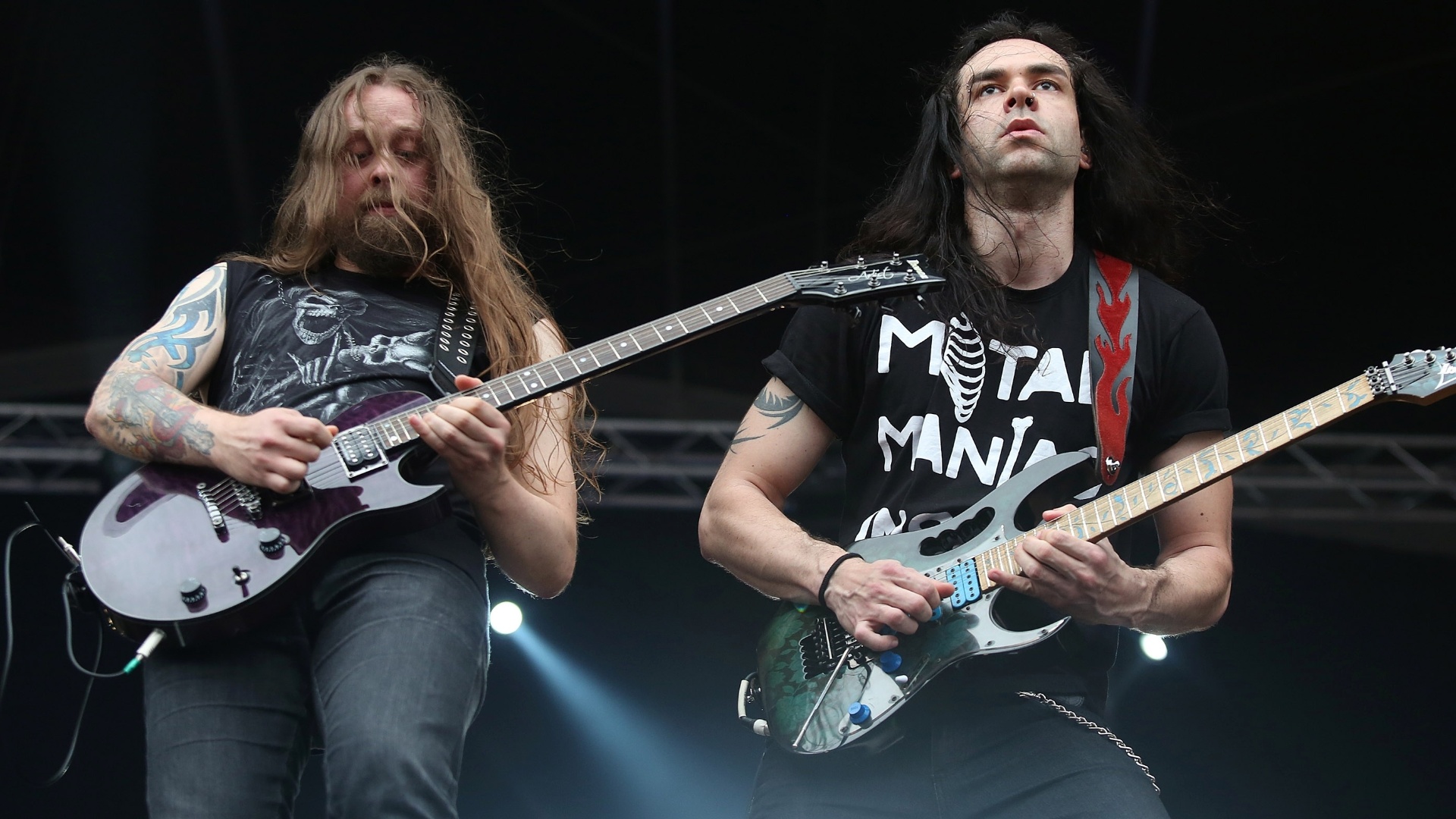 19.set.2013 - Almah e Hibria se apresentam no palco Sunset no segundo final de semana do Rock in Rio - Marco Antonio Teixeira/UOL