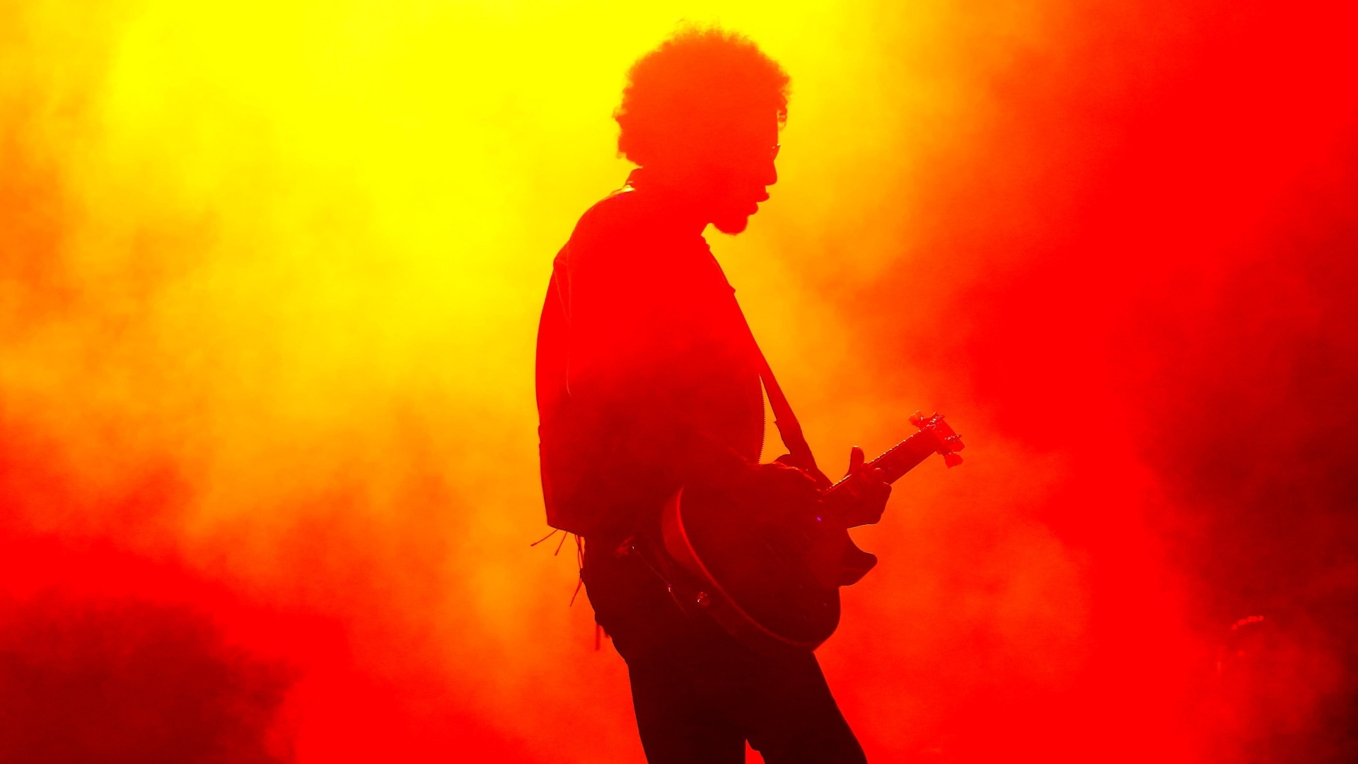 19.set.2013 - O vocalista William DuVall, do Alice in Chains, durante show da banda no Palco Mundo do Rock in Rio - Marco Antônio Teixeira/UOL