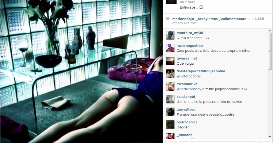 Pedro Scooby publica foto do bumbum de Luana Piovani e comemora momento a sós