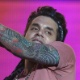 21.set.2013 - O cantor John Mayer se apresenta no Palco Mundo do Rock in Rio - Fernando Maia/UOL
