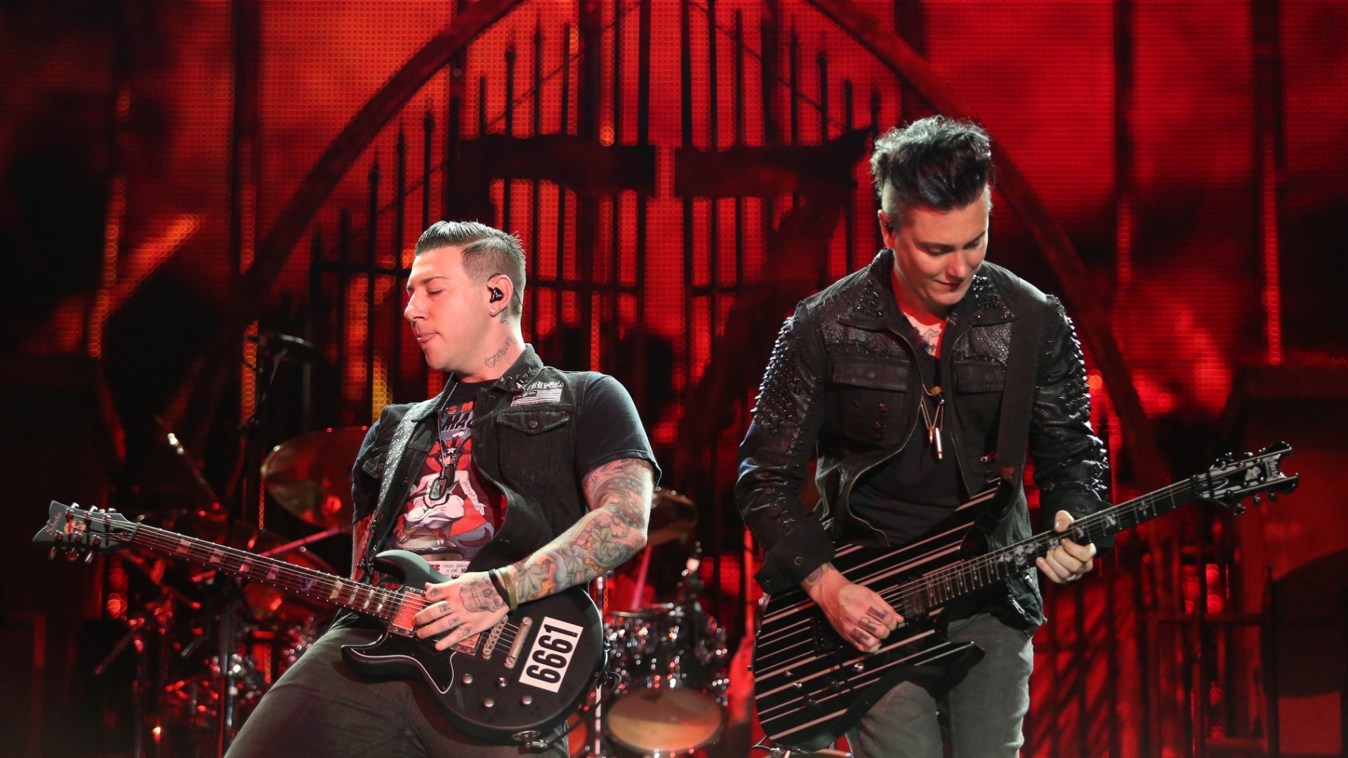 22.set.2013 - Avenged Sevenfold faz o penúltimo show do Rock in Rio 2013 no Palco Mundo - Marco Antônio Teixeira/UOL
