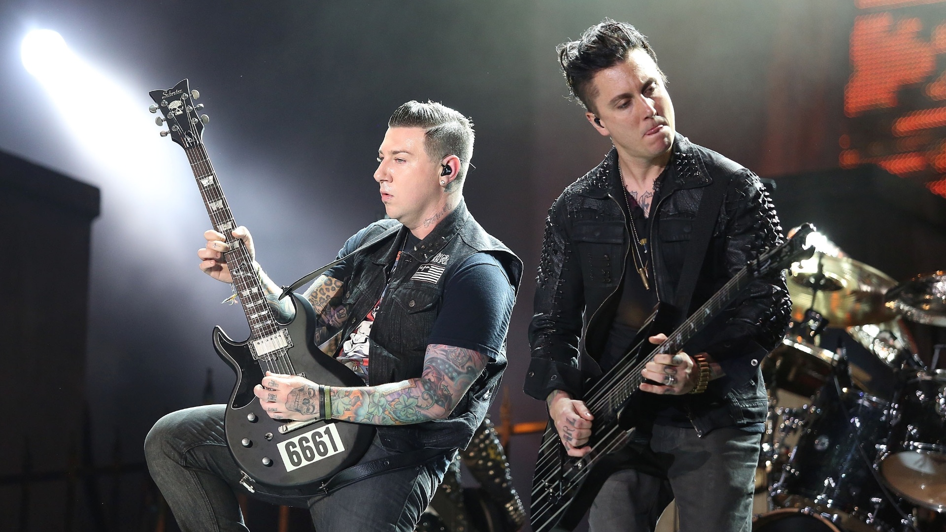 22.set.2013 - Avenged Sevenfold faz o penúltimo show do Rock in Rio 2013 no Palco Mundo - Marco Antônio Teixeira/UOL