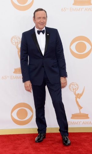 22.set.2013 - O ator Kevin Spacey, da série do Netflix "House of Cards", comparece ao Emmy 2013. Ele é um dos indicados na categoria de melhor ator