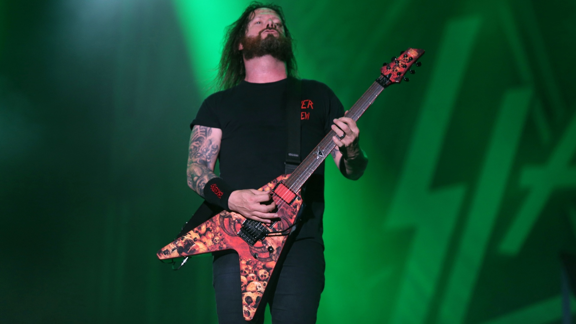 22.set.2013 - Slayer se apresenta no Palco Mundo do festival - Fernando Maia/UOL