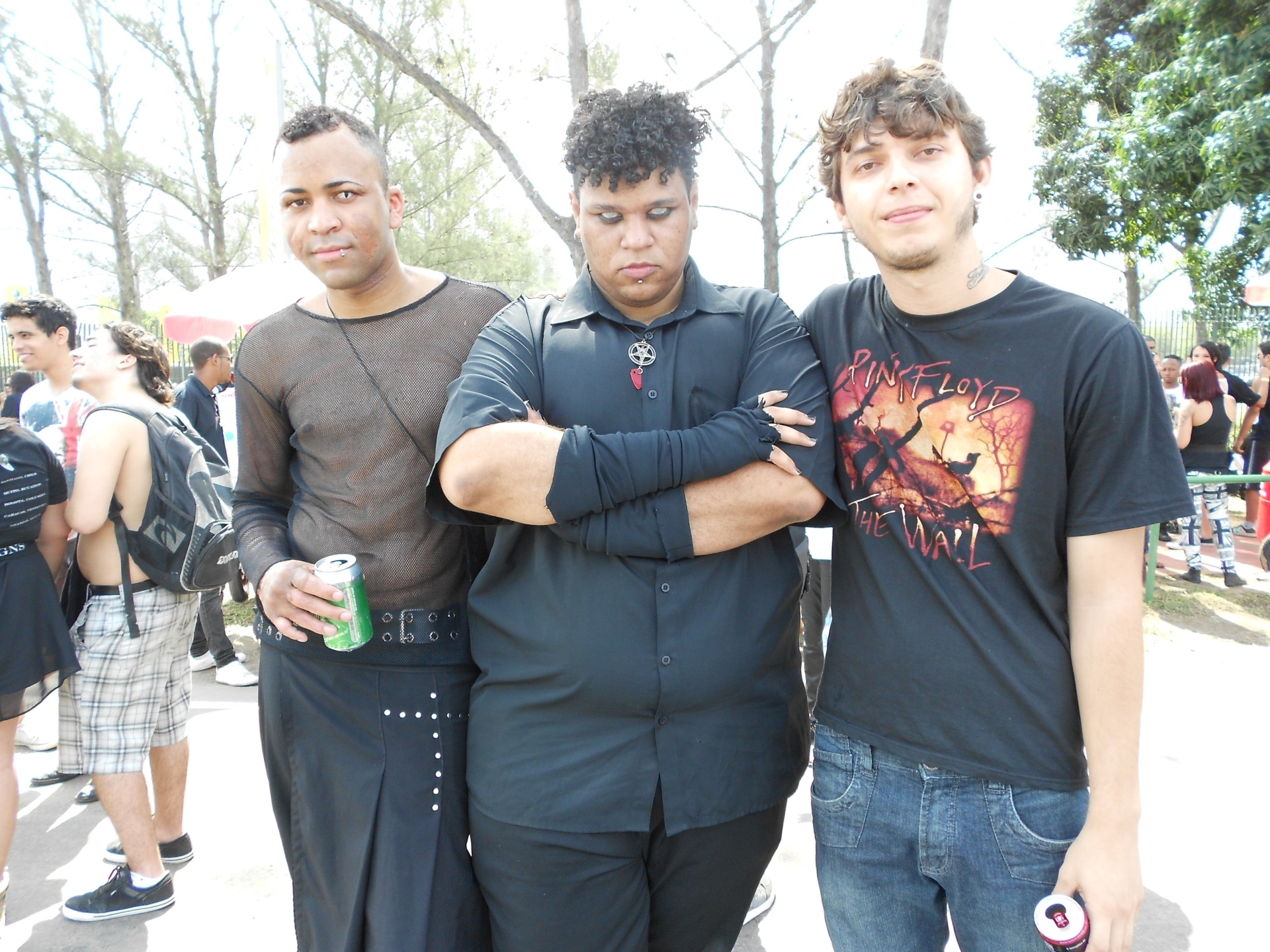 Público ignora o calor e adota visual gótico no último dia de Rock in Rio - Fabíola Ortiz/UOL