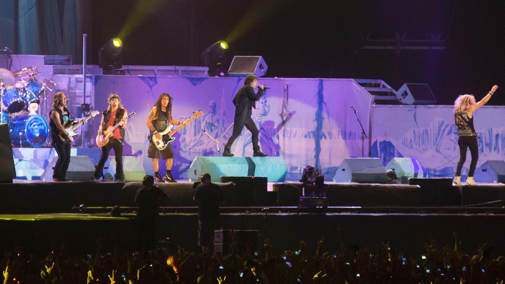 22.set.2013 - Apresentação do Iron Maiden no Palco Mundo do Rock in Rio - Fernando Maia/UOL