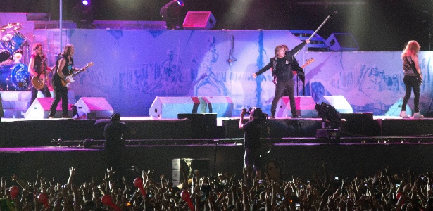 Apresentação do Iron Maiden no Palco Mundo do Rock in Rio - Fernando Maia/UOL