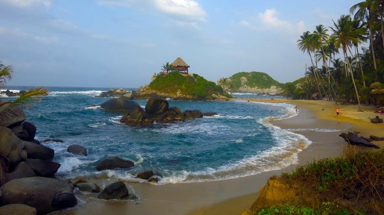 Com 15 mil hectares de área, o Parque Tayrona mantém praticamente intacto o ecossistema original do caribe colombiano - Felipe Floresti/UOL - Felipe Floresti/UOL