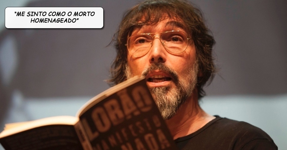 "Me sinto como o morto homenageado", Lobão, comentado no Twitter o fato de "Vida Louca Vida", uma de suas composições, ter aparecido no repertório de homenagens a Cazuza, "dando a entender que fosse dele" - Nelson Toledo/Divulgação