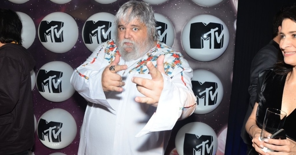 24.set.2013 - O produtor musical Miranda na  festa de lançamento da MTV, na Casa Petra, em São Paulo