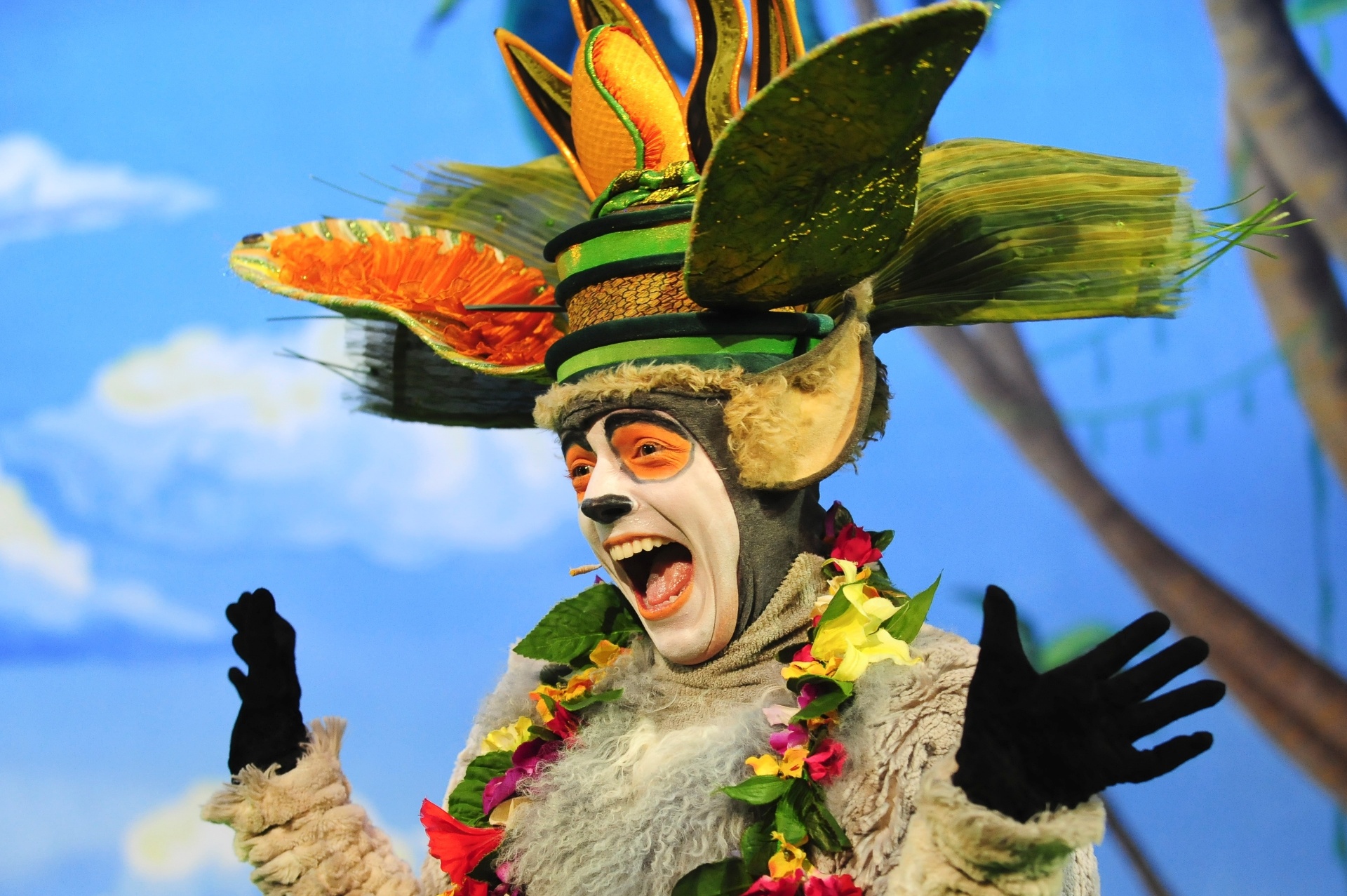 25.set.2013 - Cena do musical "Madagascar Ao Vivo!" - Junior Lago/UOL