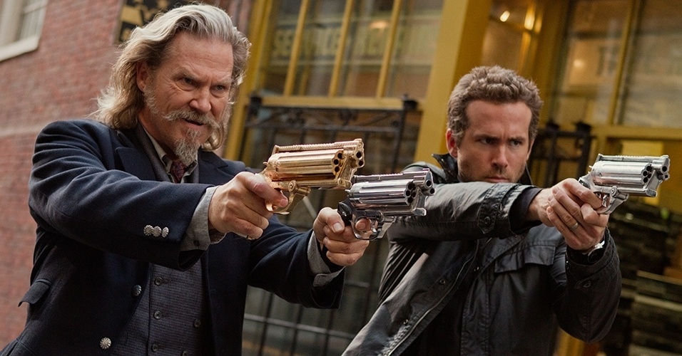 Cena de "R.I.P.D. - Agentes do Além", de Robert Schwentke, com Jeff Bridges, Ryan Reynolds e Kevin Bacon no elenco - Divulgação / Universal
