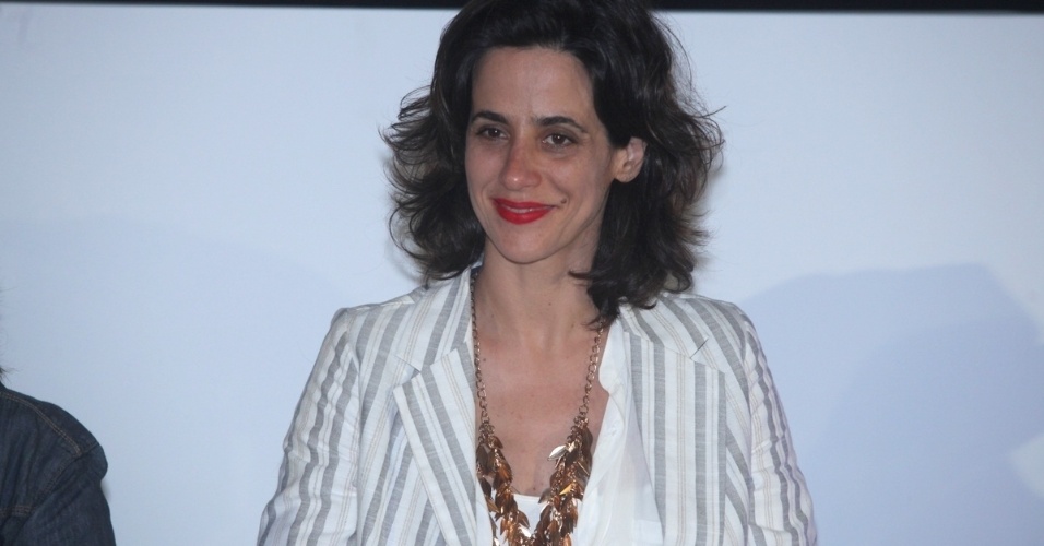 2.out.2013 - A atriz Mariana Lima, de "Sessão de Terapia", comparece a evento de apresentação da segunda temporada da série, em São Paulo
