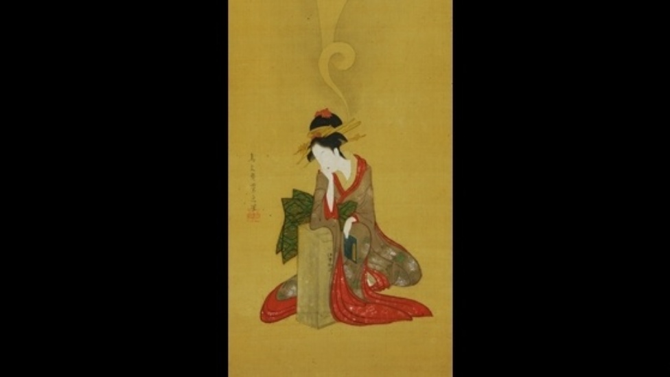 Imagens da exposição "Shunga - Sex and Pleasure in Japanese Art ", em Londres, com xilografias mostrando detalhes explícitos de relações sexuais - Reprodução