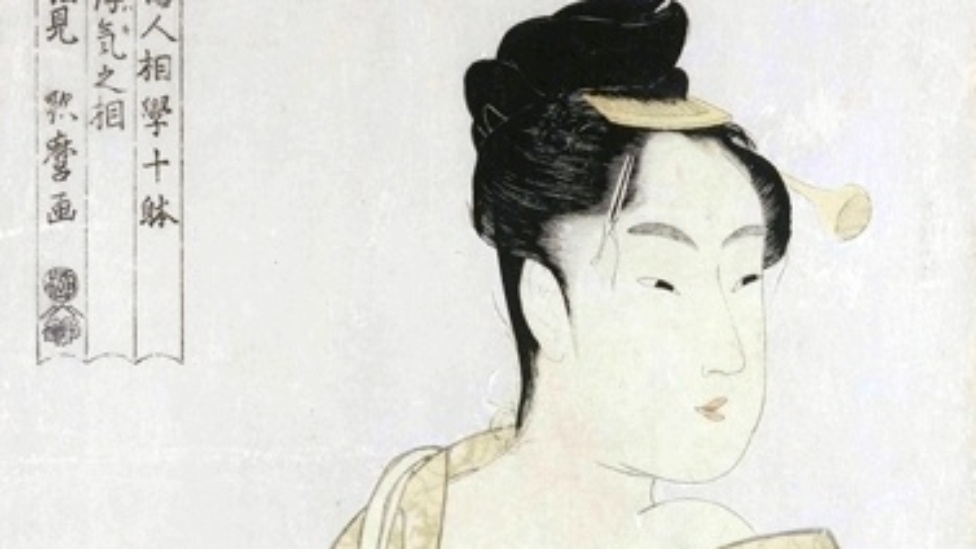Imagens da exposição  ?Shunga - Sex and Pleasure in Japanese Art ", em Londres, com xilografias mostrando detalhes explícitos de relações sexuais - Reprodução