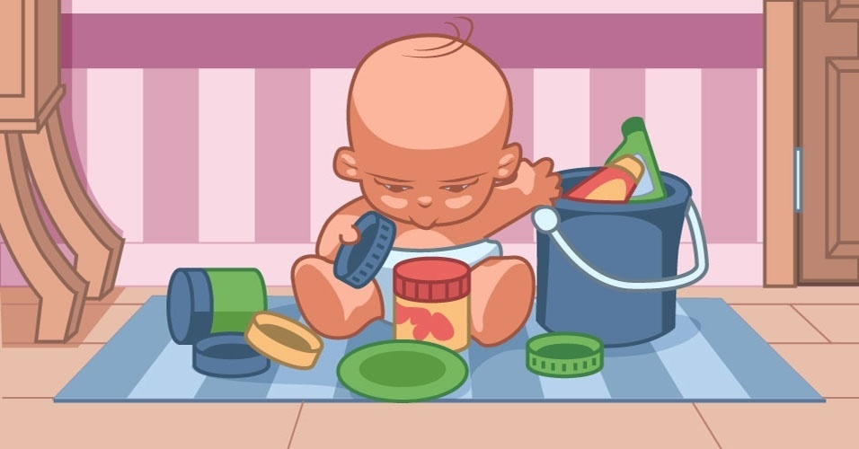 brincadeira com objetos do cotidiano - Divasca/Arte UOL