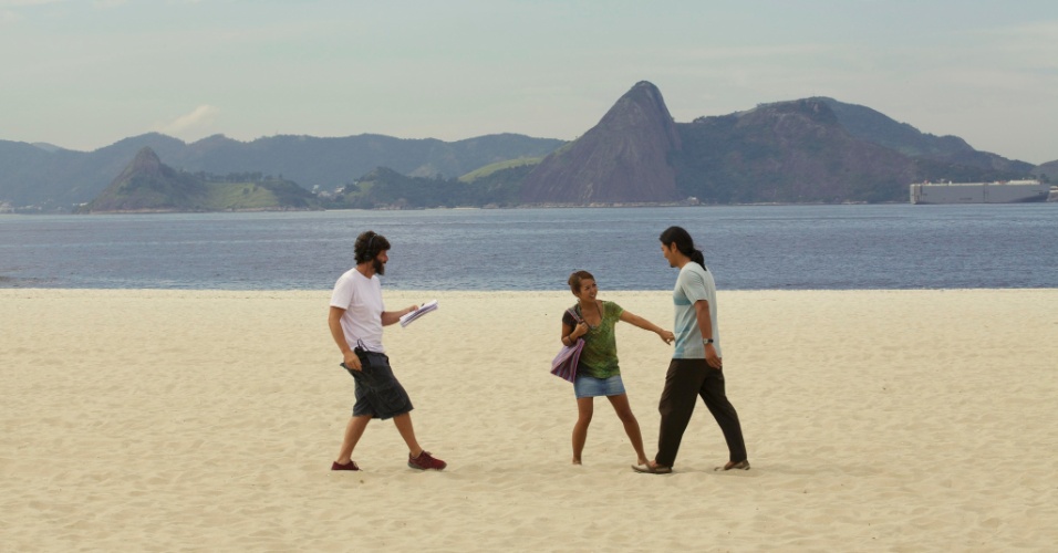 7.out.2013 - Bastidores de "Destino: Rio de Janeiro", série produzida pela O2 que estreia em breve na HBO