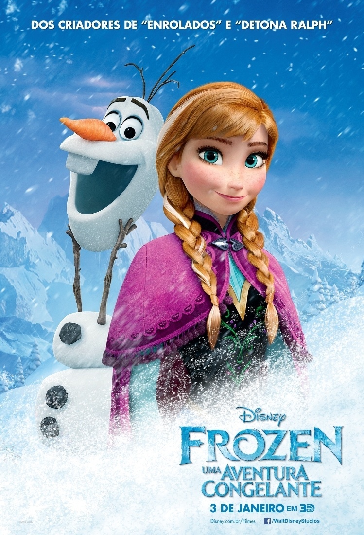 Pôster de "Frozen: Uma Aventura Congelante" - Divulgação