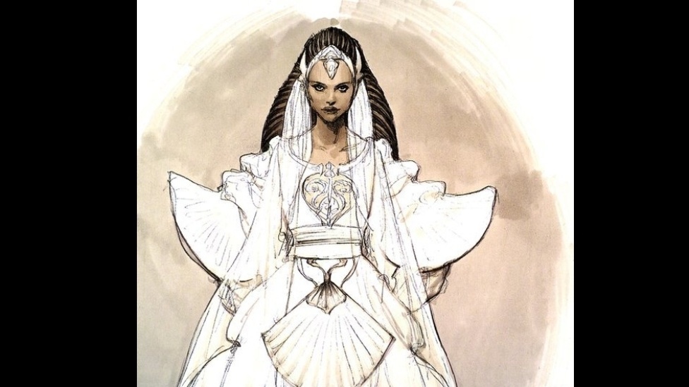 Imagens selecionadas pelo diretor George Lucas para o livro 'Star Wars Art: Concept' mostram os conceitos artísticos que deram forma visual ao universo dos filmes e games da série - Lucas Arts/BBC