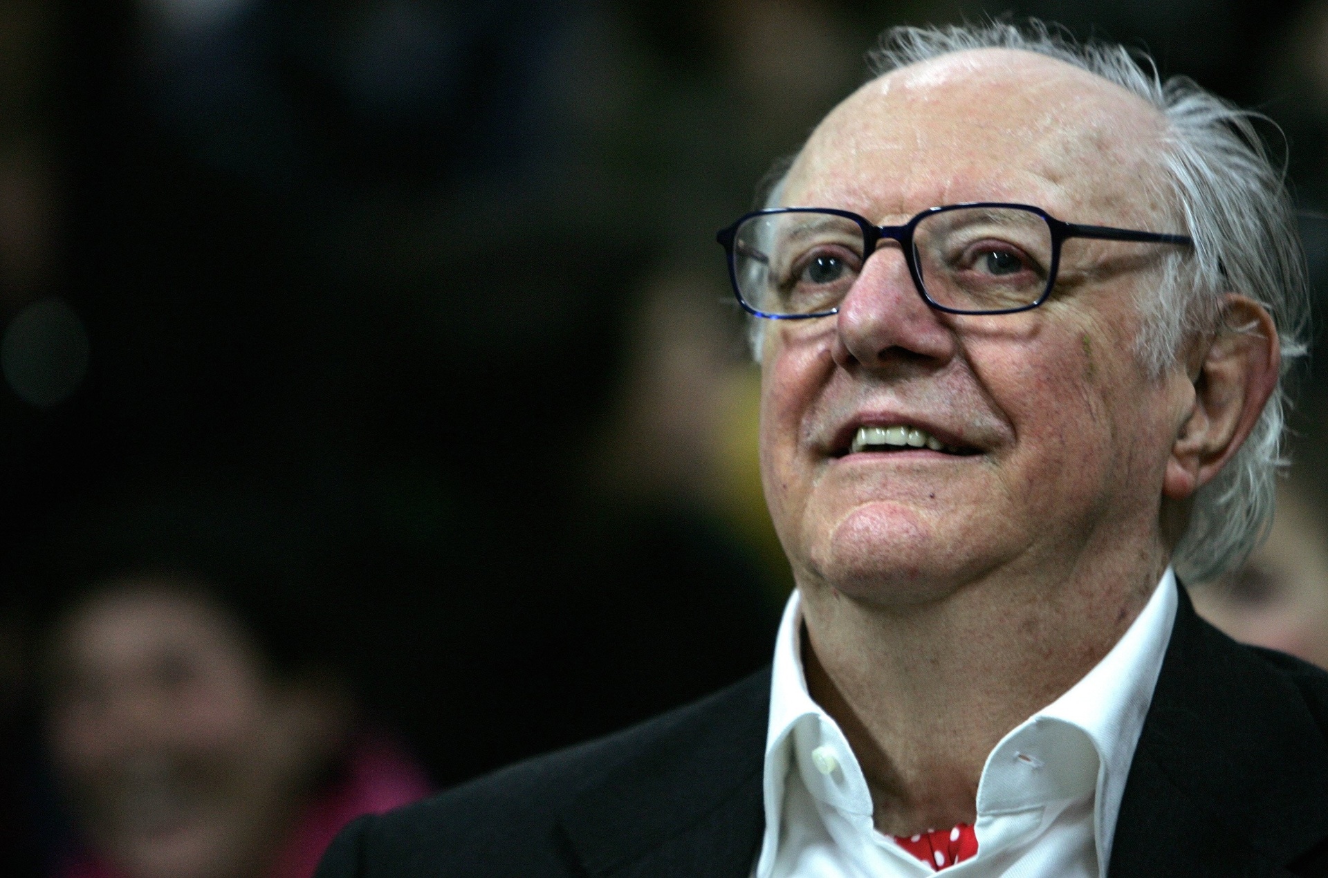 25.mar.2006 - Italiano Dario Fo, Nobel de Literatura de 1997, celebra seu aniversário de 80 anos na Accademia Brera, em Milão - Filippo Monteforte/AFP