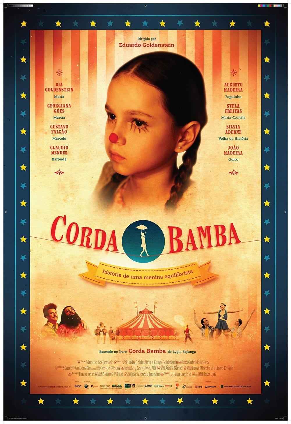 Pôster de "Corda Bamba", de Eduardo Goldenstein - Divulgação/Copacabana Filmes