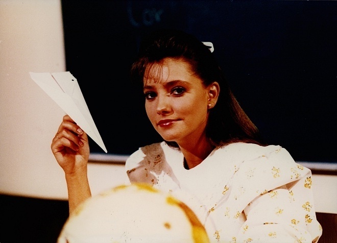 Na versão mexicana de "Carrossel", Gabriela Rivero interpreta a doce professora Helena