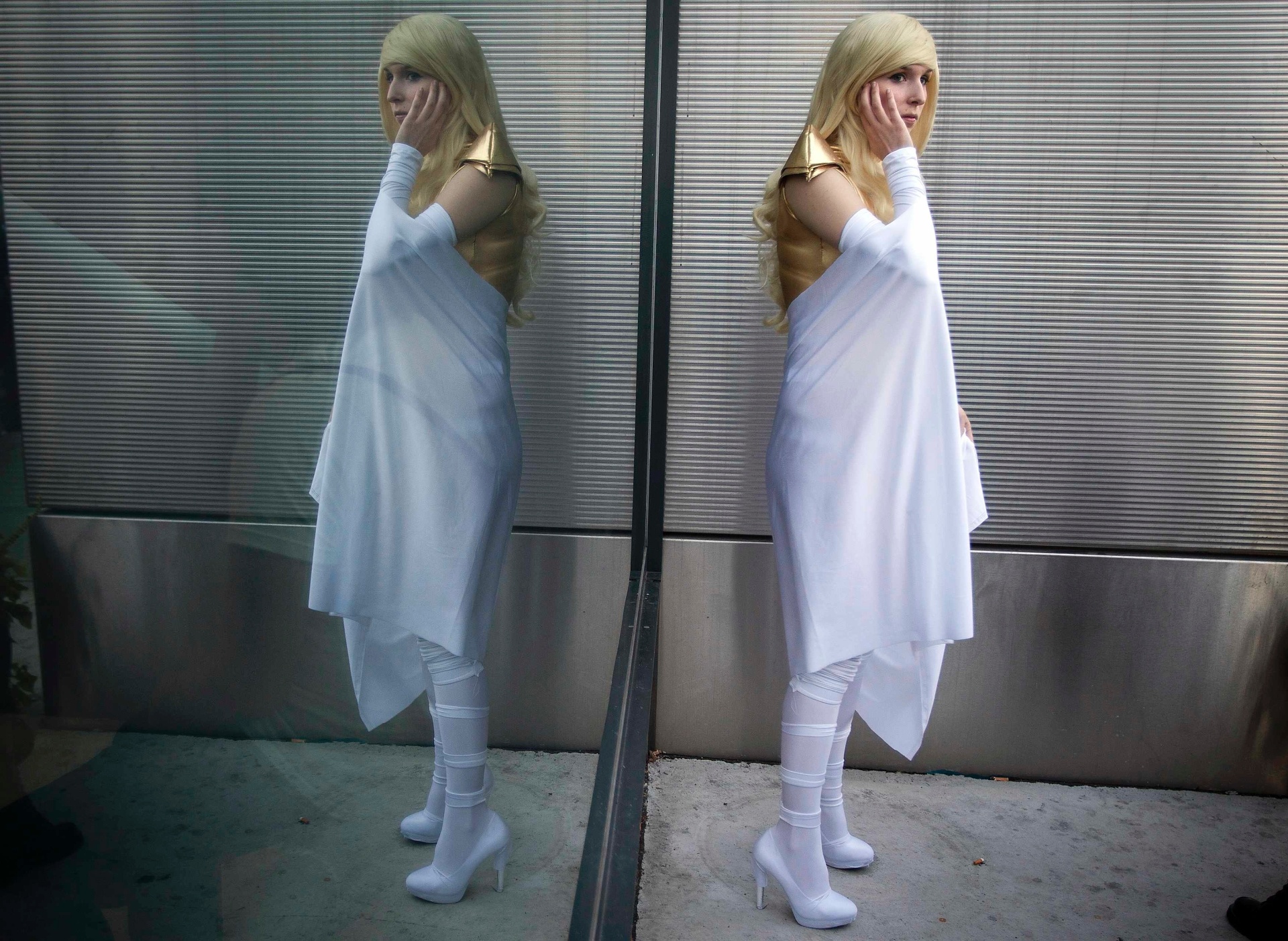 13.out.2013 - Mulher fantasiada na Comic-Con NY 2013 - Reuters