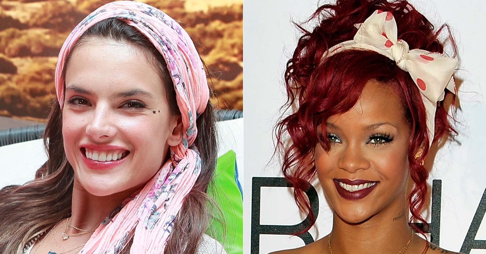 Alessandra Ambrósio e Rihanna - Getty Images/Montagem/UOL