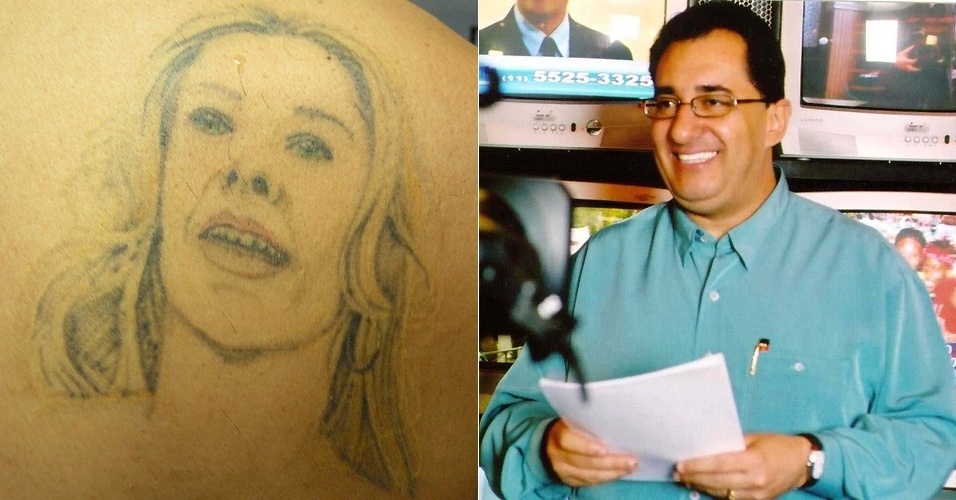 Jorge Kajuru também homenageou a amiga Adriane Galisteu com uma tatuagem. "Ela fez e faz parte da minha vida nos momentos mais difíceis que vivemos e dividimos. Pois ambos sofreram dores semelhantes", falou Kajuru. A tatuagem foi feita em São Paulo em 2005.