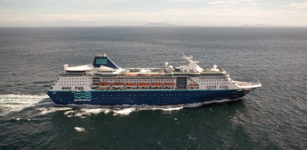 O Empress é um dos transatlânticos que já estão viajando por águas brasileiras nesta temporada - Divulgação