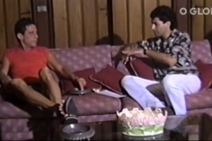 Chico Buarque dá entrevista para Paulo César Araújo, em 1992 - Reprodução