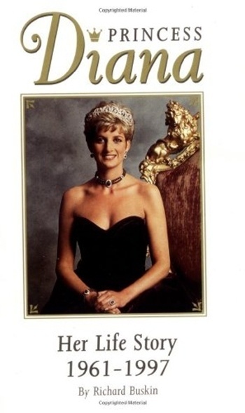 Capa da biografia "Princess Diana: Her Life Story, 1961-1997" (1997, Publications International), de Richard Buskin - Reprodução